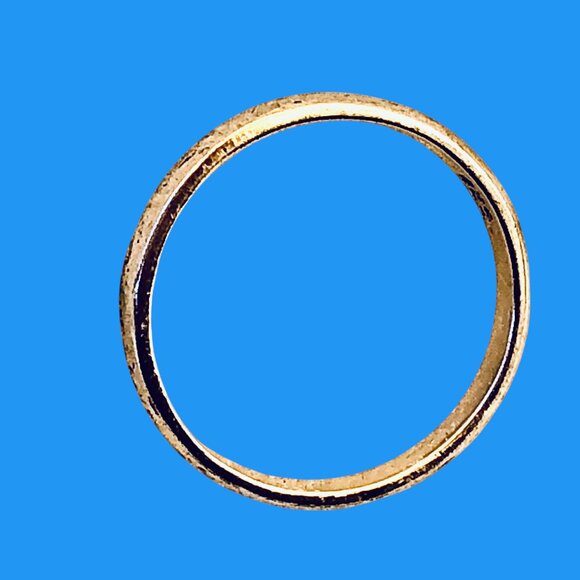 Sterling Silver Smooth Thin Band Ring Size 8 - Picture 12 of 15